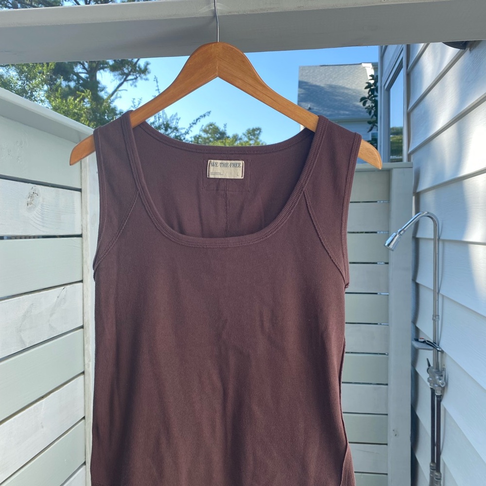 Brown Tank Top